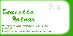 daniella molnar business card